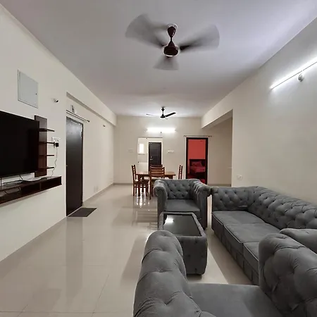 Mee Homes Madhapur Family Stay Fully Furnished 2 Bhk Premium Flats 302